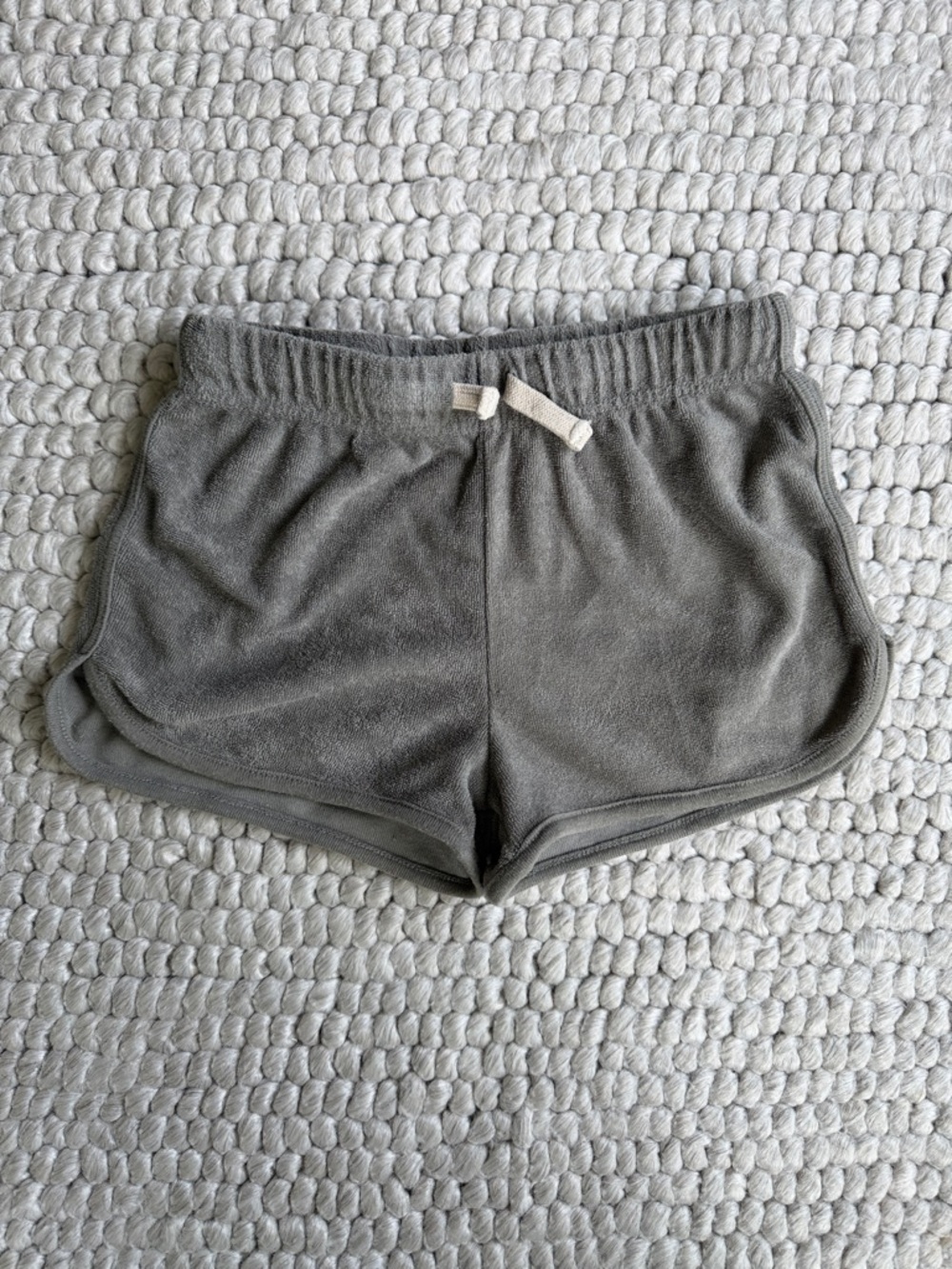 Rylee and Cru gray terry track short